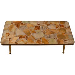 Specimen Onyx-Top Coffee or Cocktail Table 9