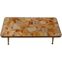 Specimen Onyx-Top Coffee or Cocktail Table
