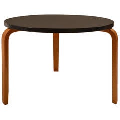 Thonet Black-Top and Blonde-Leg Table 5