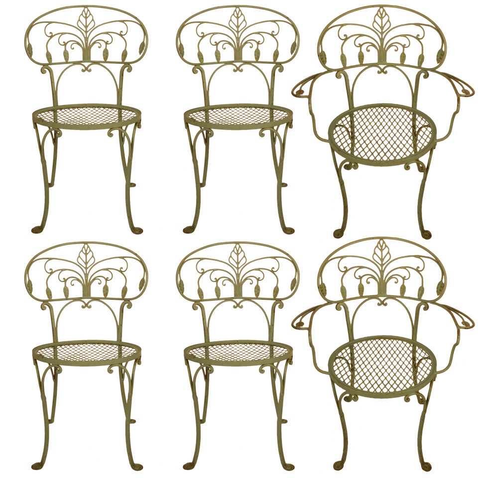 Set of Six Salterini Dining Chairs