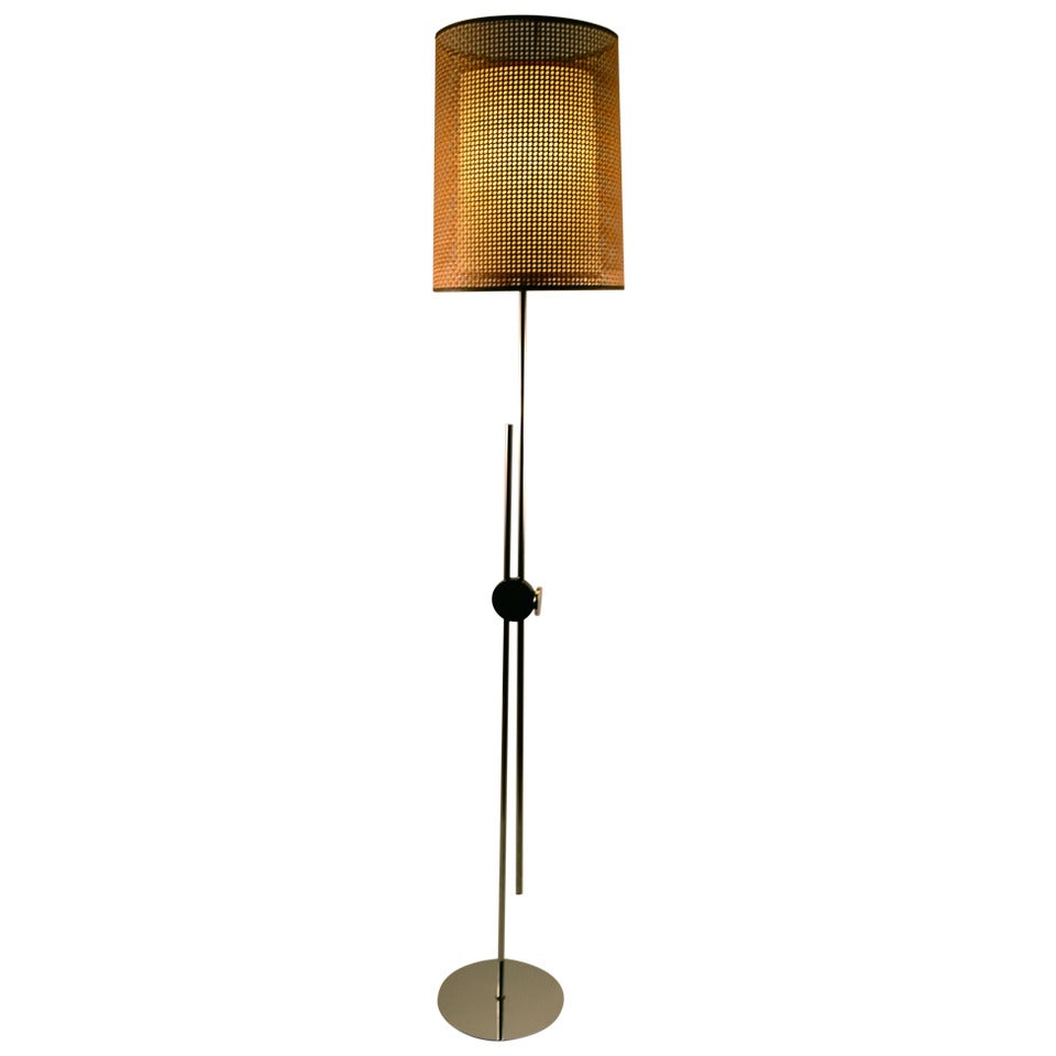 Robert Sonneman for George Kovacs Adjustable Chrome Floor Lamp