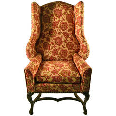 Stylish Wing Chair by Louis Mittman 4