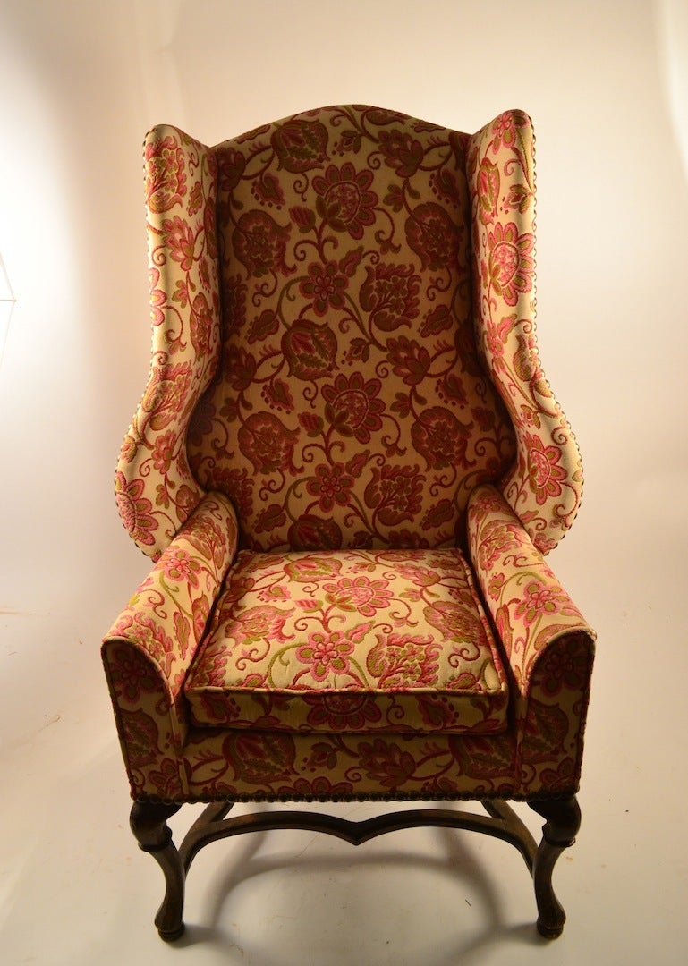 American Classical Stylish Wing Chair by Louis Mittman