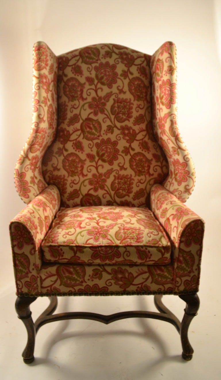 American Stylish Wing Chair by Louis Mittman