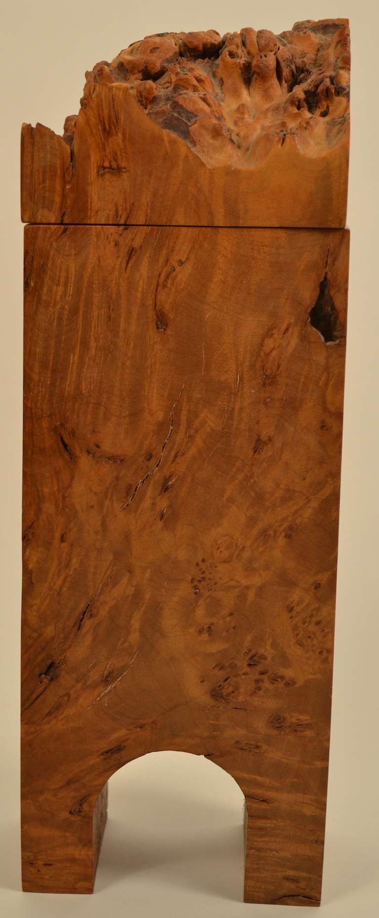 Nodo Insolito Michael  Elkan Studio A Box Birdseye Burl in vendita