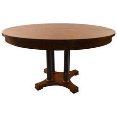 Classical Style Pedestal Dining Table by Baker