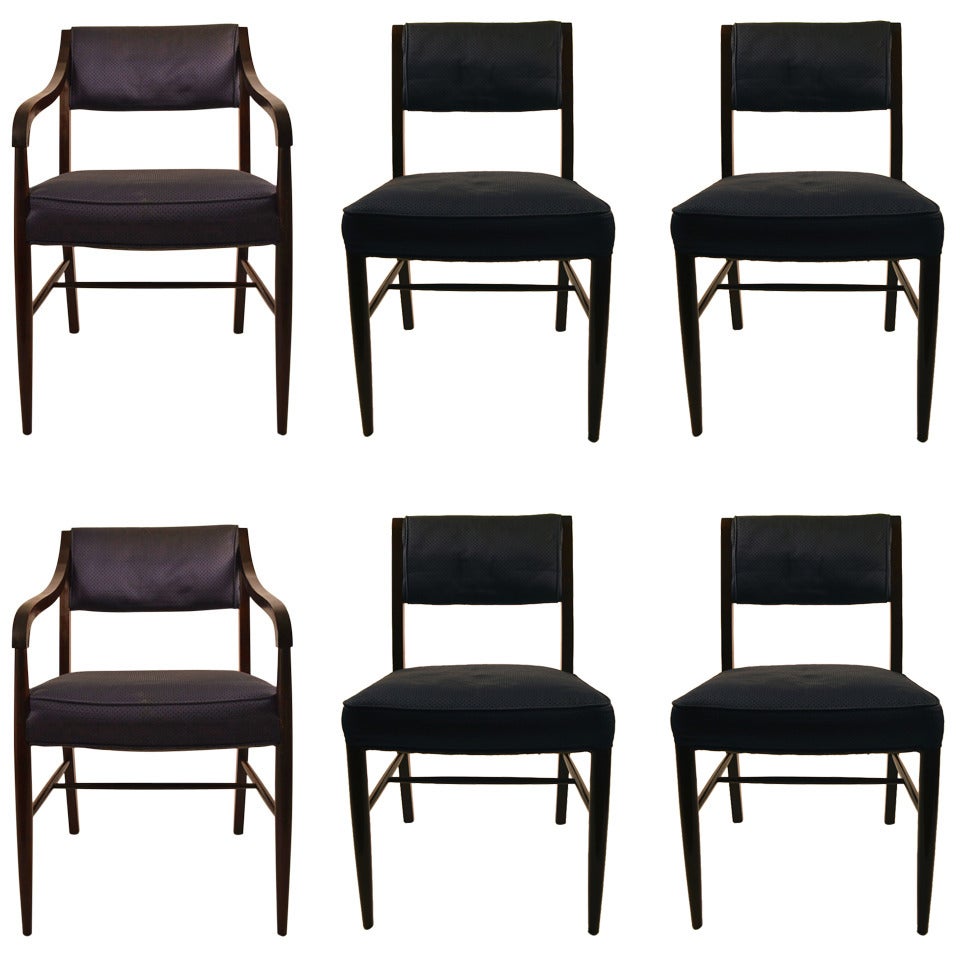 Set of Six Harvey Probber Dining Chairs For Sale at 1stdibs
