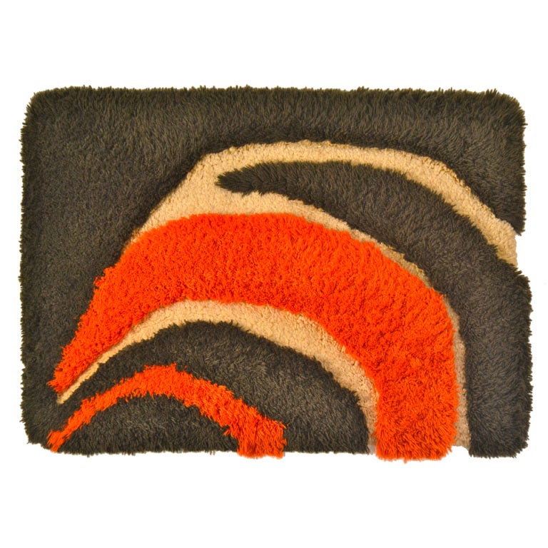 Shag Scatter Rug For Sale at 1stdibs