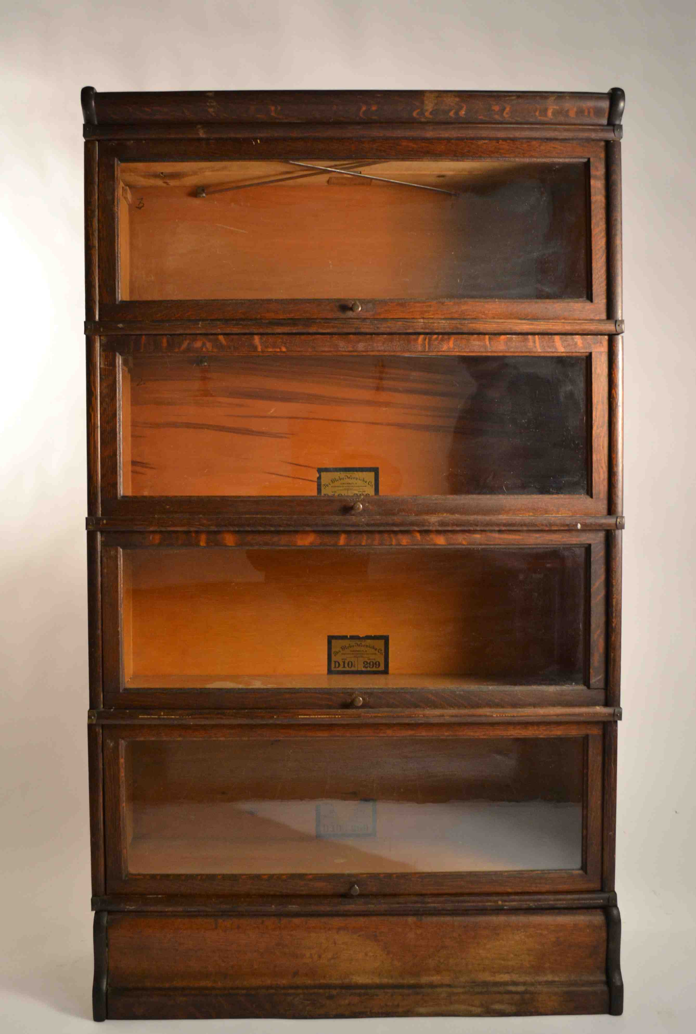 A Turn of the Century Oak Stacking Bookcase By Globe Wernicke