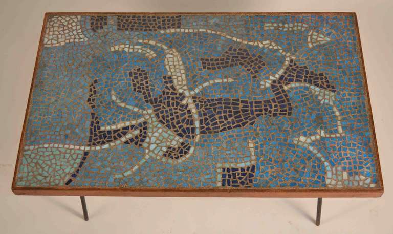Mosaic Tile Top Table