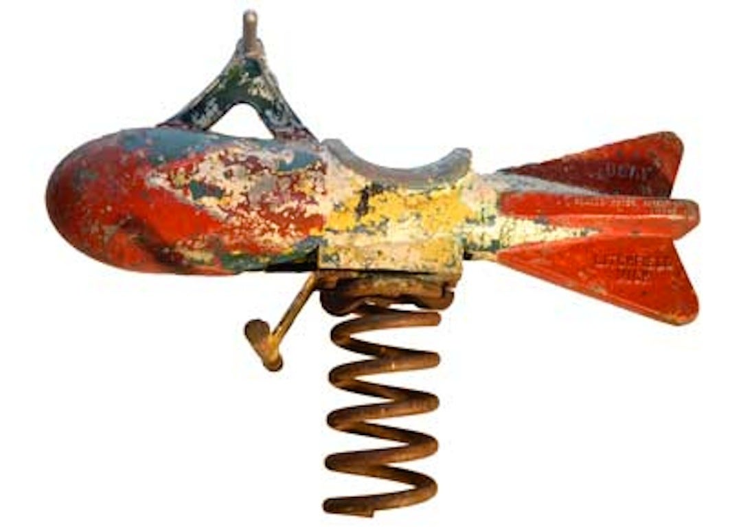 Gametime Rocket Ship Form Cast Aluminium Playground Ride