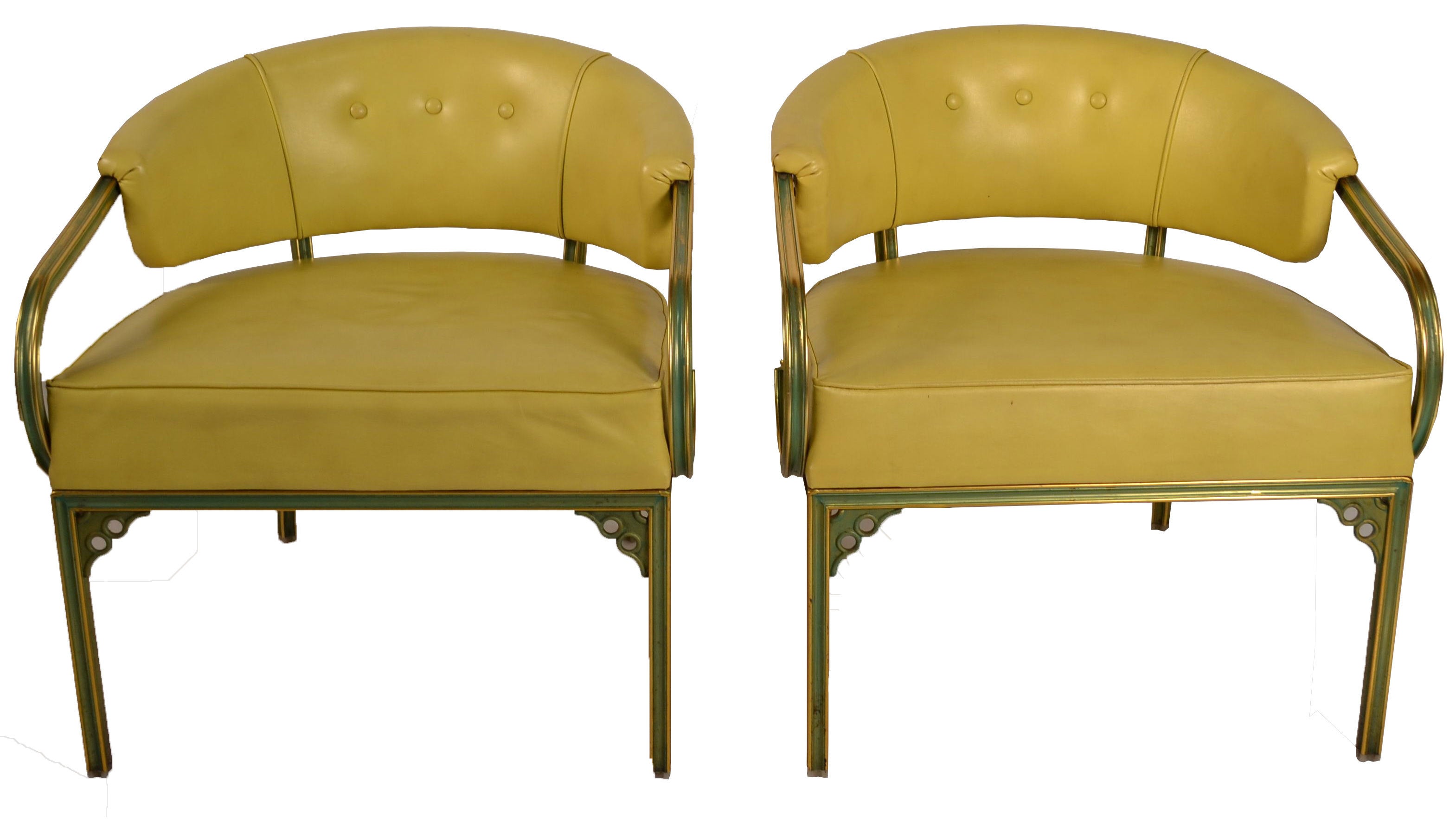 Pair of Troy Sunshade Company “Cymbal” Line Lounge Chairs