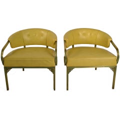 Pair of Troy Sunshade Company “Cymbal” Line Lounge Chairs 8