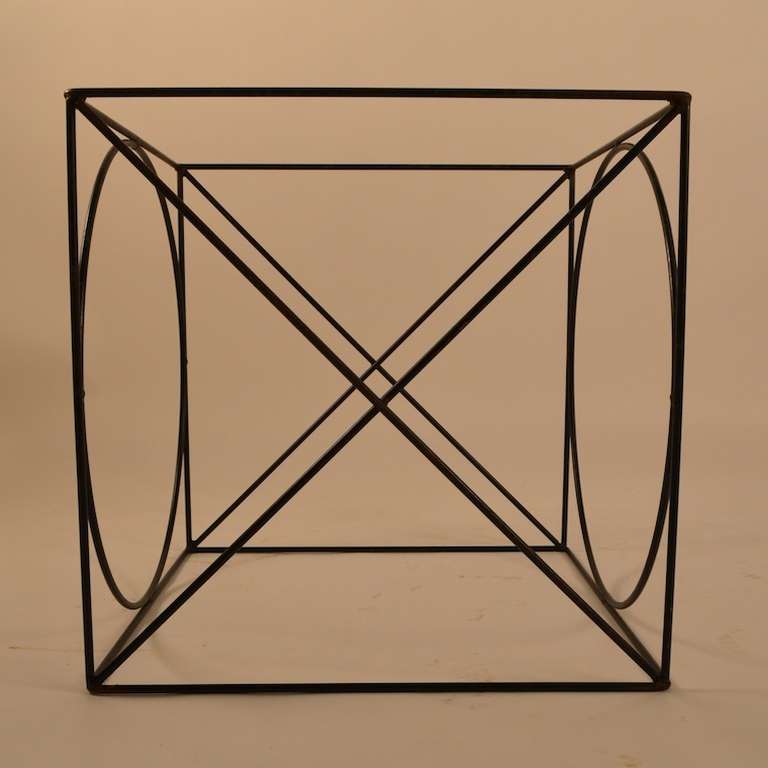 metal cube frame