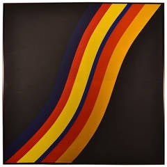 Large Geometric Hard Edge Painting 2