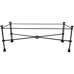 Ilana Goor Iron and Brass Coffeee Table 1