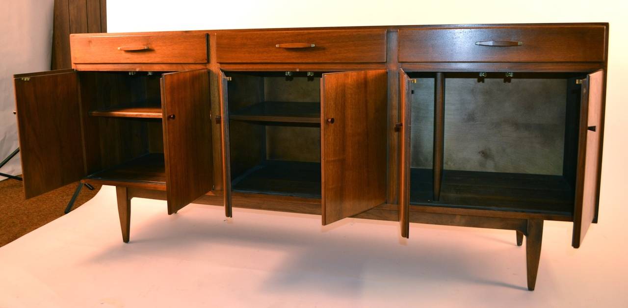 Mid-20th Century Mid Century Credenza Sideboard by Conant Ball