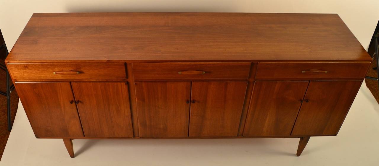 Rosewood Mid Century Credenza Sideboard by Conant Ball