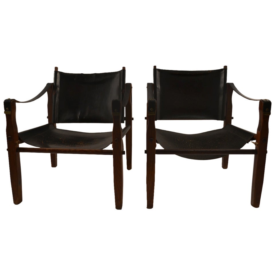 Pair of Campaign Chairs