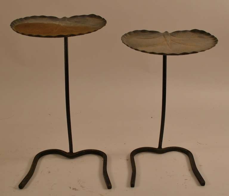 Mid-20th Century Two Nesting Salterini Lily Pad Tables