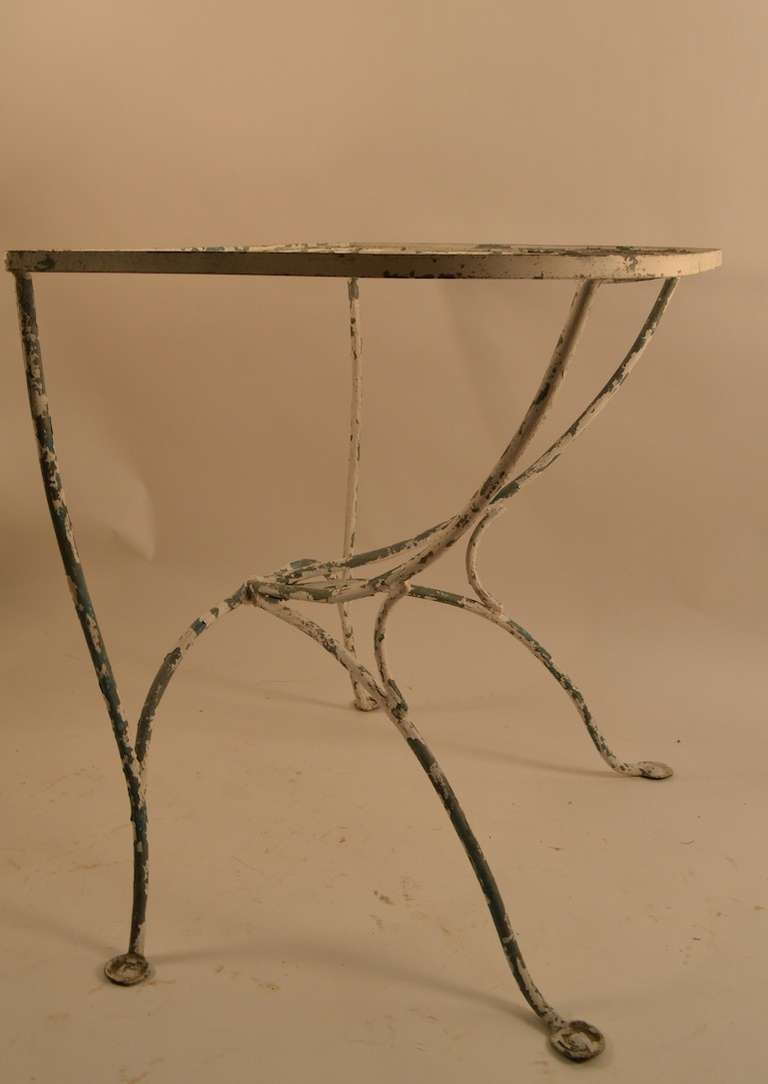 Mid-20th Century Salterini Console in White Paint Finish For Sale