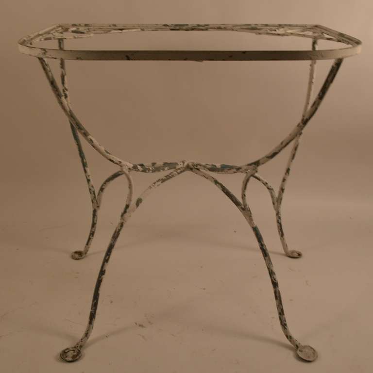 Arts and Crafts Salterini Console in White Paint Finish For Sale