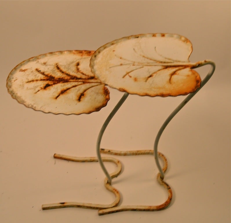American Salterini Nesting Leaf Tables in White