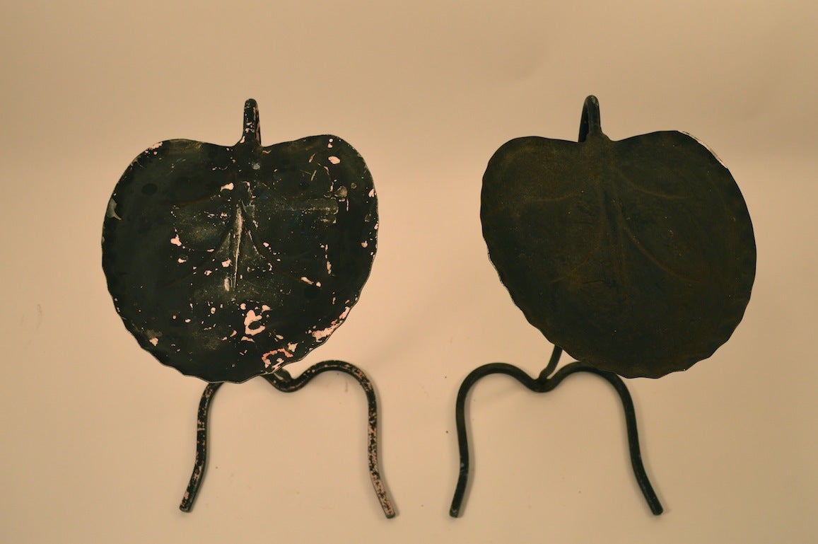 Two Salterini Nesting Leaf Tables in Black 1