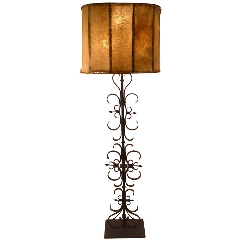 Wrought Iron Spanish Gothic Style Floor Lamp at 1stDibs | spanish style floor  lamps, spanish floor lamp, spanish lamp