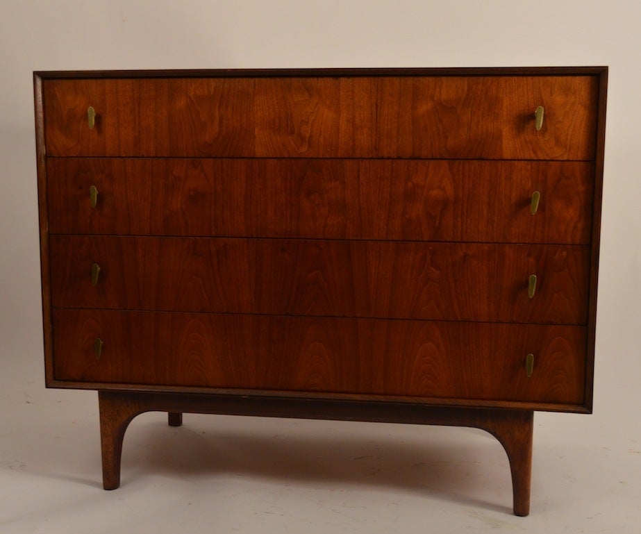 American Four Drawer Mid Century  Bachelors Chest