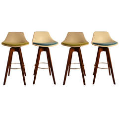 Four Counter Bar Swivel Stools