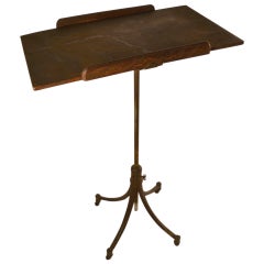 Antique Drafting Table or Maitre D' Stand