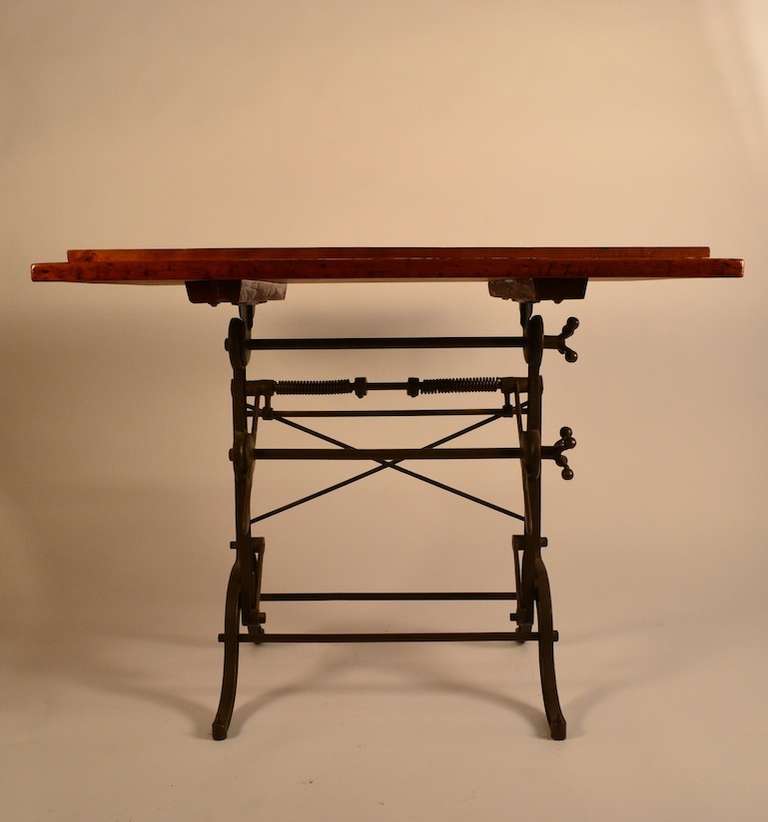 cast iron drafting table legs