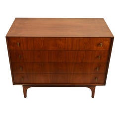 Four Drawer Mid Century  Bachelors Chest