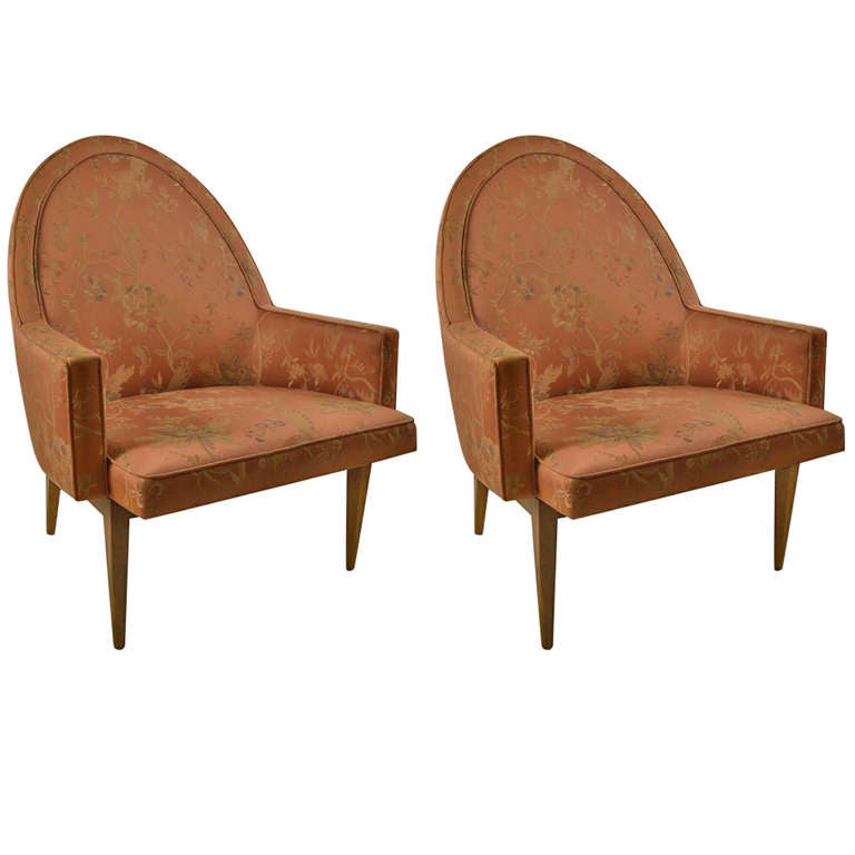 Stylish Pair of Tub Chairs For Sale at 1stdibs