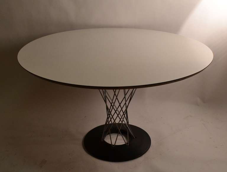 Iron Noguchi Cyclone Table Mid Century Knoll Production