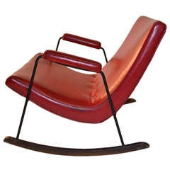 Vintage Milo Baughman Scoop Rocker