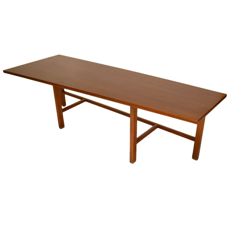Trapezoid Top Wormley For Dunbar Coffee Table For Sale