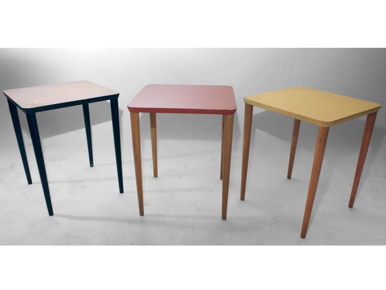 Set of 3 Francis Hosken Stacking Tables In Excellent Condition In New York, NY