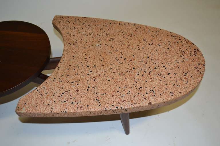 Terrazzo top Coffee Table In Good Condition In New York, NY