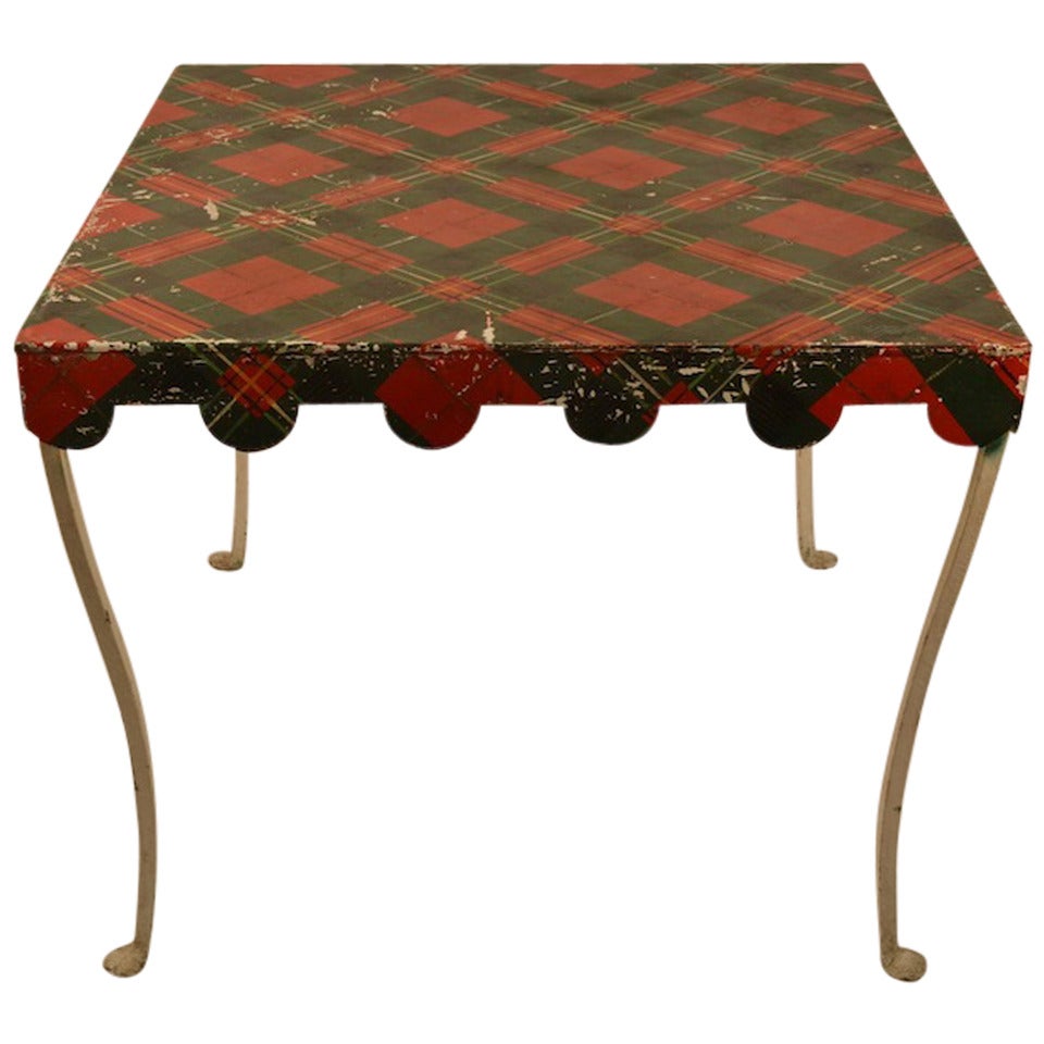 Whimsical Garden Cafe Table
