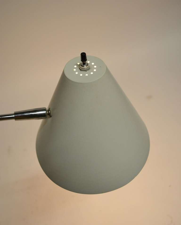 Mid-Century Modern Adjustable Floor Lamp Marked Kovacs