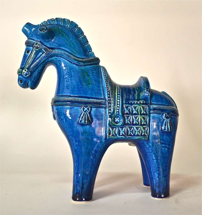 Mid-Century Modern Raymor Bitossi Ceramic Horse