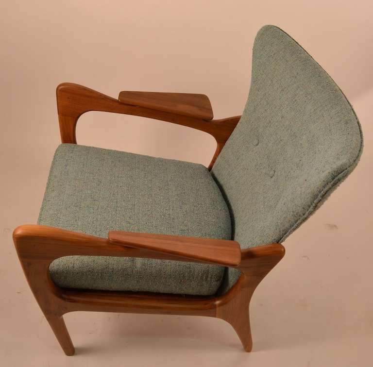Wood Pair of Adrian Pearsall Lounge Chairs
