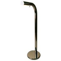 Tubular Chrome Robert Sonneman Floor Lamp 5