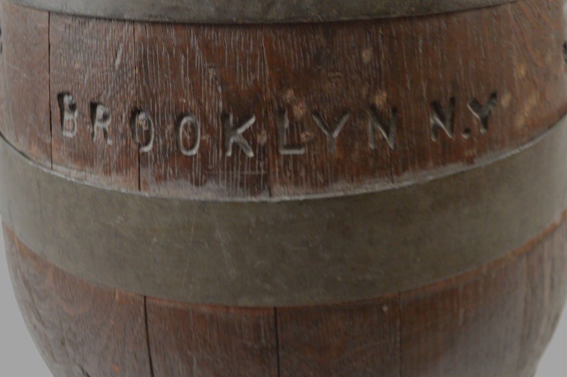 Industrial Ebling Brewing Co., Brooklyn, New York, Oak Beer Barrel For Sale