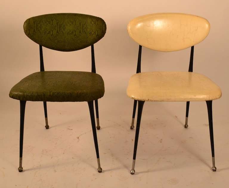 Set Of Four Shelby Williams Gazelle Chairs At 1stdibs