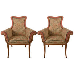 Pair of Decorative Chairs Attributed to Grosfeld House 9