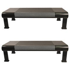 Pair of Postmodern Industrial Benches