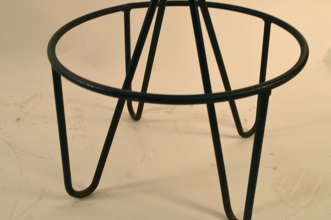 Mid-20th Century Set of Four Swivel Stools by Paul Tuttle